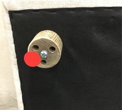 Open Box: Westwood Upholstered Ottoman - Oatmeal, Performance Everydaylinen&#8482;