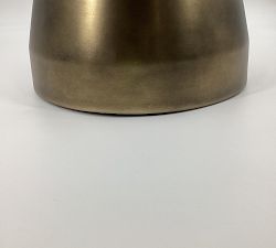 Open Box: Shae Round Metal Accent Table (13.5&quot;) - Antique Brass