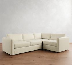 Carmel Slim Arm 3-Piece Sectional (110&quot;)