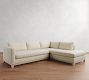 Jake Tufted Seadrift Wood Base Return Bumper Sectional (110&quot;)
