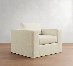 Carmel Wide Arm Slipcovered Chair