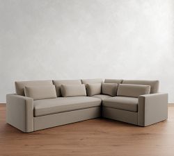 Westwood Square Arm Deep Seat 3-Piece Sectional (122&quot;)