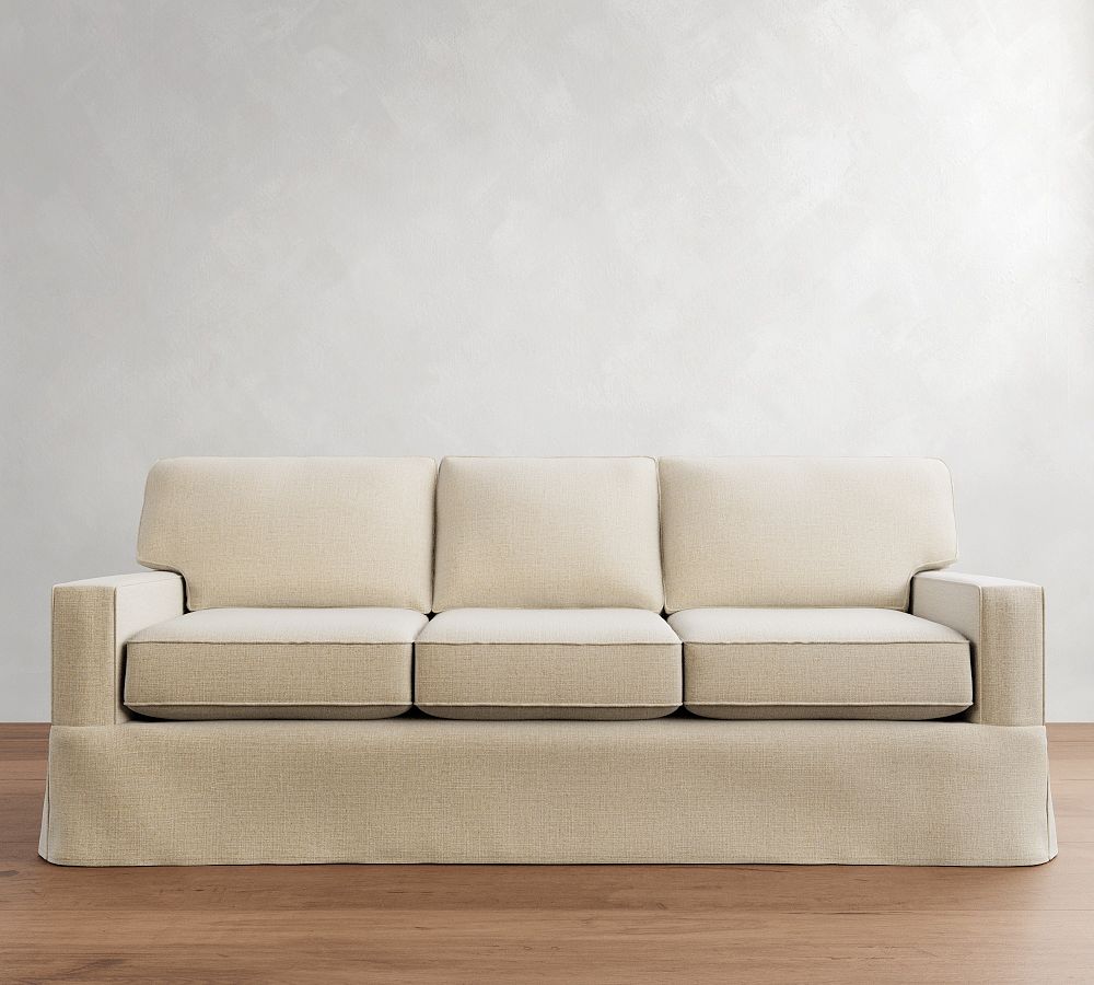 Buchanan Square Arm Slipcovered Sofa (78&quot;&ndash;90&quot;)