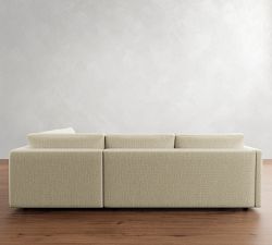 Carmel Slim Arm Return Bumper Sectional (110&quot;&ndash;122&quot;)