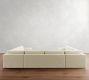 Carmel Slim Arm Slipcovered U-Shaped Sectional (144&quot;)