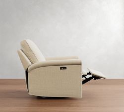 Tyler Roll Arm Manual &amp; Power Swivel Glider Recliner