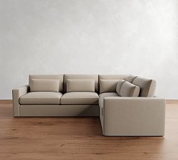 Westwood Square Arm Deep Seat 3-Piece Sectional (122&quot;)