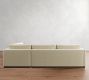 Carmel Slim Arm Wood Base Return Bumper Sectional (112&quot;&ndash;124&quot;)