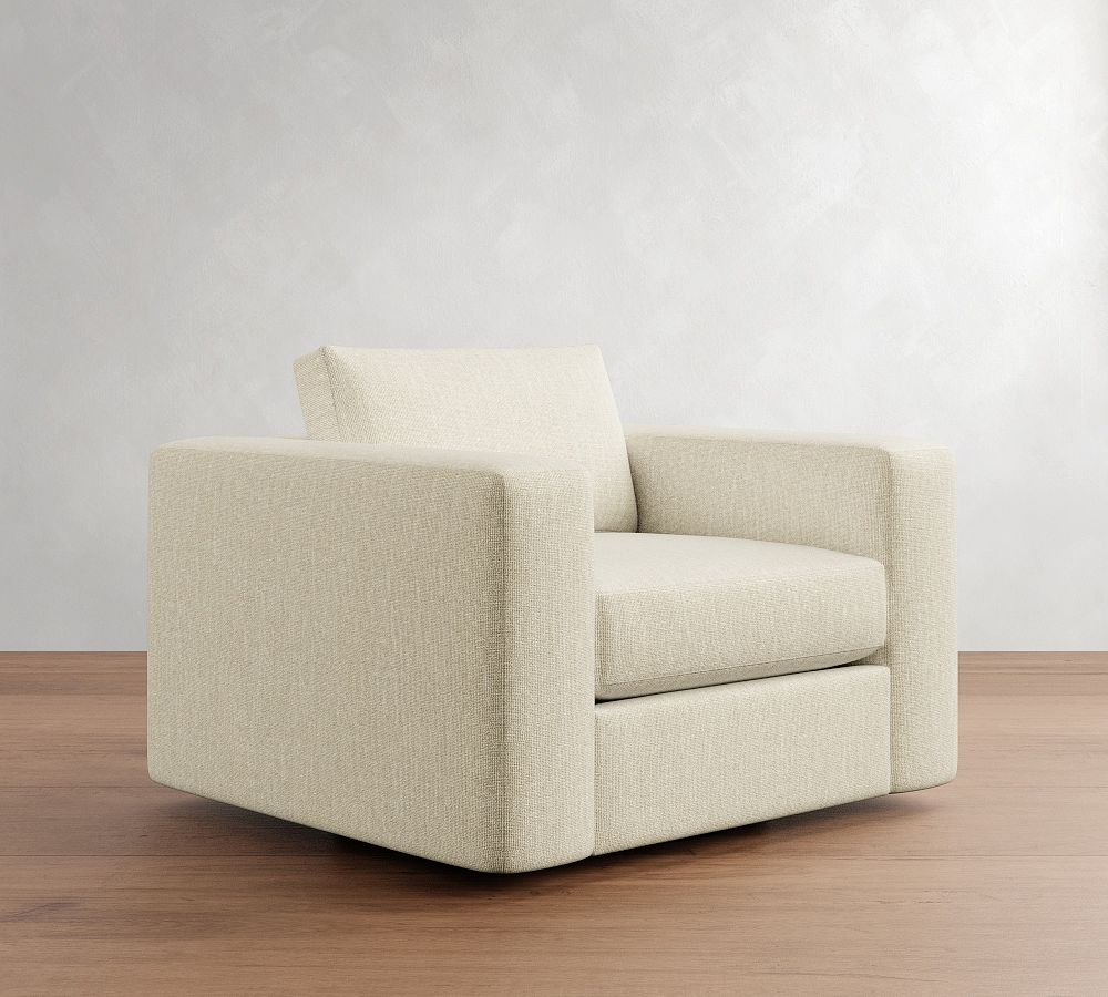 Carmel Wide Arm Swivel Chair