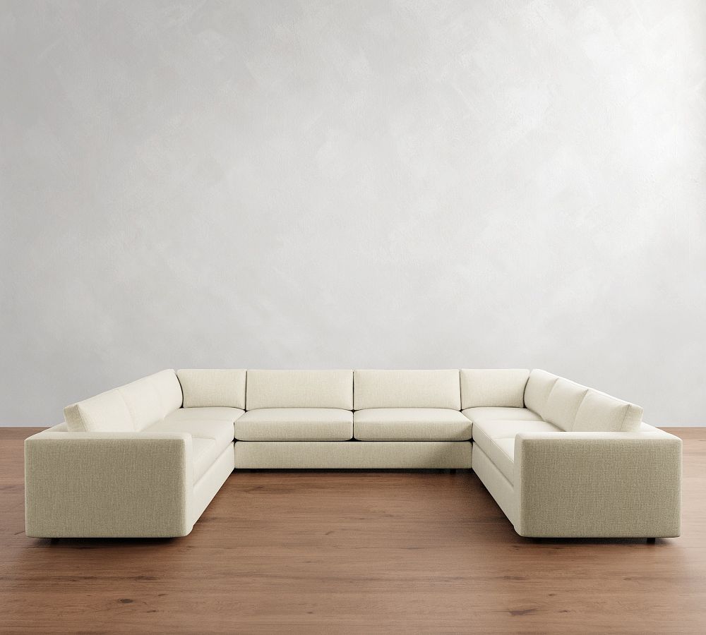Carmel Wide Arm U-Shaped Sectional (144&quot;)