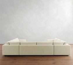 Carmel Wide Arm U-Shaped Sectional (144&quot;)