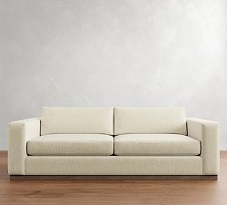 Carmel Wide Arm Wood Base Sofa (62&quot;&ndash;122&quot;)