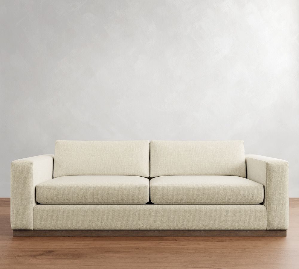 Carmel Wide Arm Wood Base Sofa (62&quot;&ndash;122&quot;)