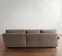 Pearce Roll Arm 3-Piece L-Shaped Wedge Sectional (122&quot;&ndash;130&quot;)