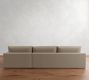 Westwood Square Arm Deep Seat Chaise Sectional (130&quot;&ndash;136&quot;)