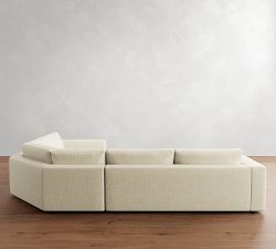 Carmel Lounge 3-Piece Wedge Sectional (128&quot;&ndash;130&quot;)
