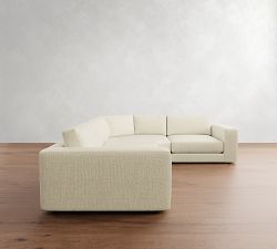 Carmel Lounge 3-Piece Wedge Sectional (128&quot;&ndash;130&quot;)
