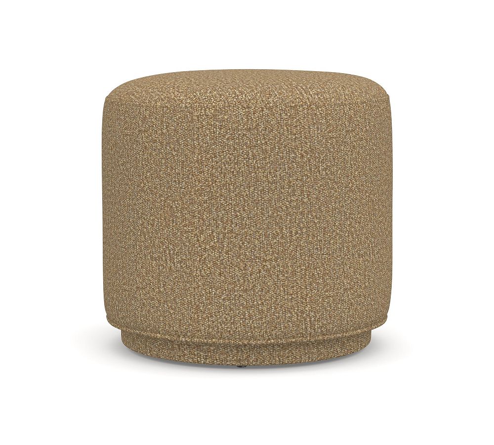 Open Box: Jake Upholstered Swivel Stool, Performance Micro Boucle Mocha