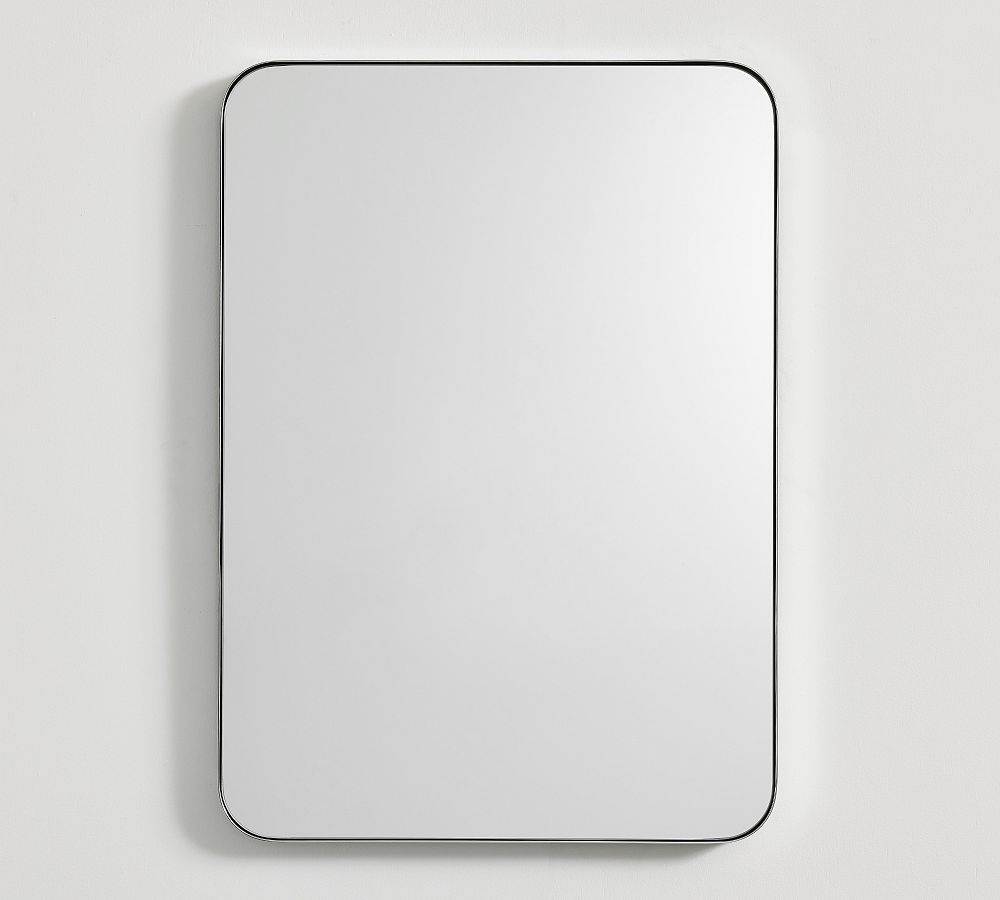 Open Box: Lenox Rectangular Fixed Mirror, Chrome