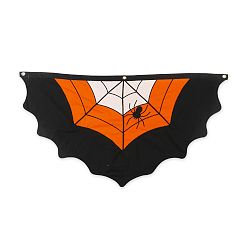 Open Box: Halloween Spider Web Bunting, Large