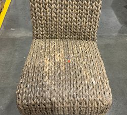 Open Box: Seagrass Barstool, Counter Height - Gray Wash