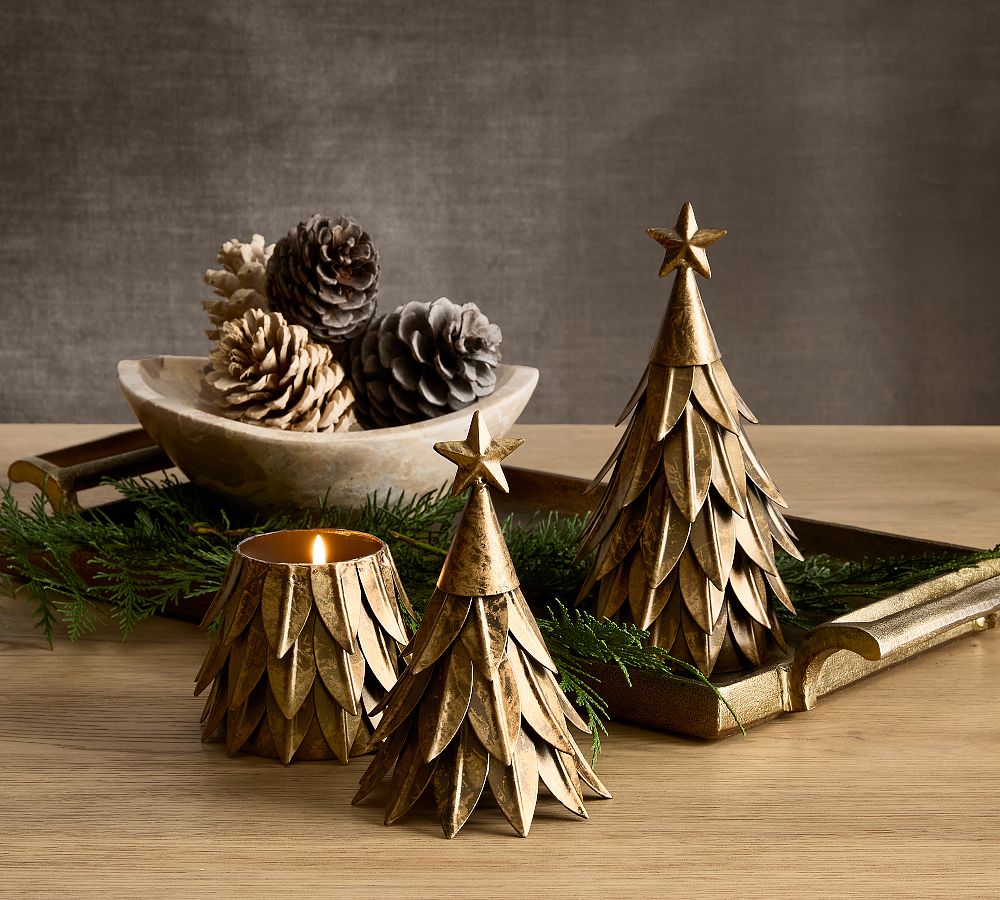 St. Jude Vintage Christmas Tree Candle - Winter Spruce | Pottery Barn