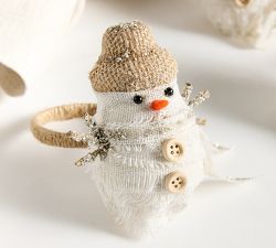 Snowman Napkin Rings - Set of 4