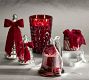 Bow Lidded Candy Stripe Candle - Balsam Fir Vetiver