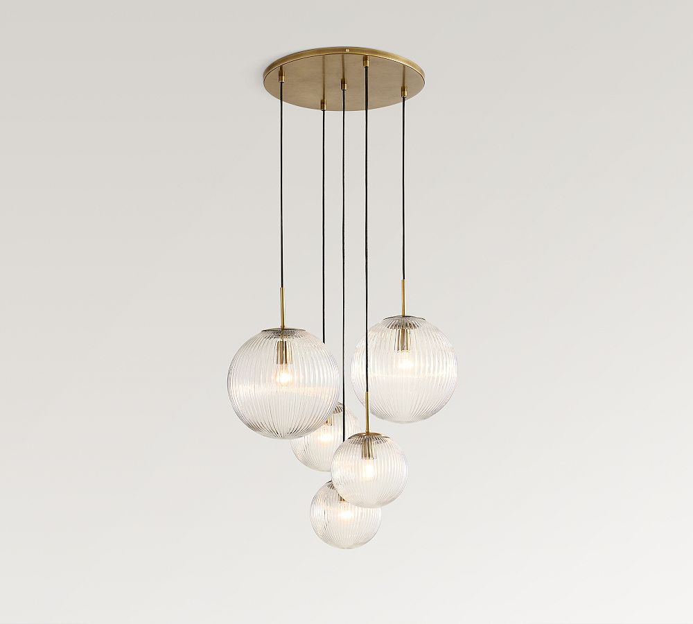 Cooper Glass Multi Globe Pendant (18&quot;)