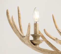 Faux Antler Linear Chandelier (52&quot;)