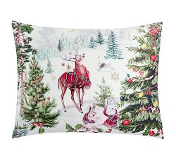 Winter Enchanted Forest Sham