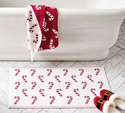 Candy Cane Bath Mat