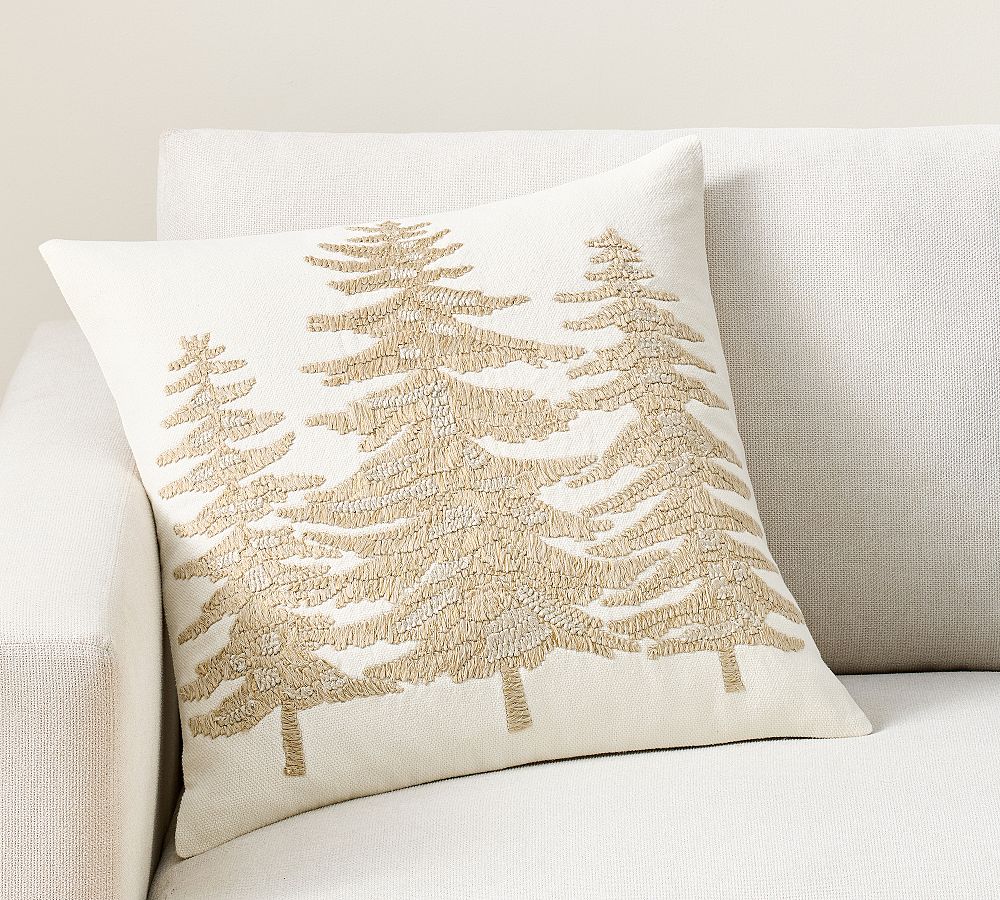 Bronwyn Tree Embroidered Pillow