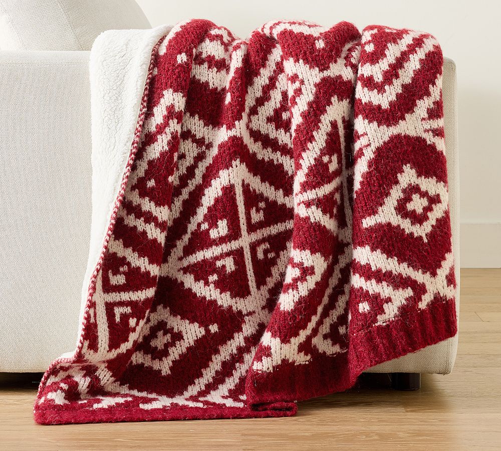 Modern Fair Isle Throw