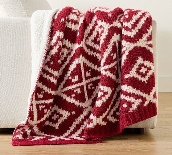 Modern Fair Isle Throw