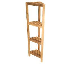 Sky Teak Corner Shelf