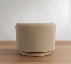 Cole Leather Swivel Chair
