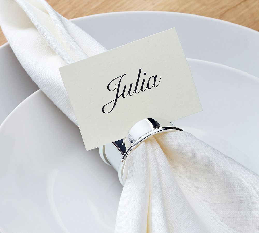 Caterers Box Napkin Rings - Set of 12