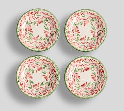 Puebla Multi Porcelain Appetizer Plates - Set of 4