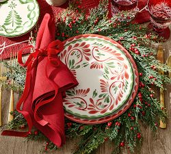 Puebla Porcelain Salad Plates - Set of 4