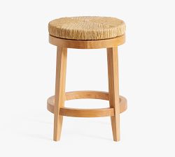 Cardiff Woven Swivel Counter Stool