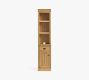 Aubrey Narrow Storage Shelf with Cabinet (18&quot;)
