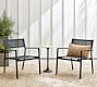 Fiji Metal &amp; Mesh Stackable Outdoor Lounge Chair
