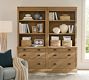 Aubrey Storage Shelf with 3-Drawer Cabinet (36&quot;-72&quot;)