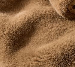 Faux Fur Mink Throw