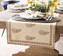 Savannah Block Print Cotton Table Runner