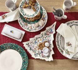 12 Days of Christmas Tree Stoneware Platter