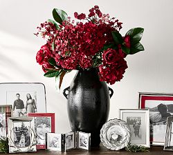 Faux Elevated Red Floral Bundle
