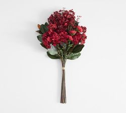 Faux Elevated Red Floral Bundle