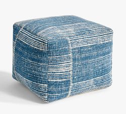 Bryer Striped Pouf